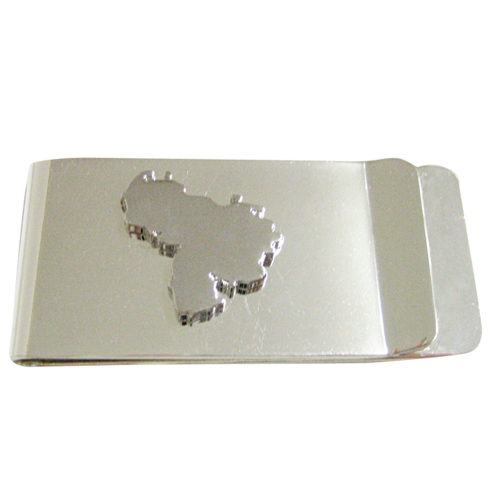 Venezuela Map Shape Money Clip